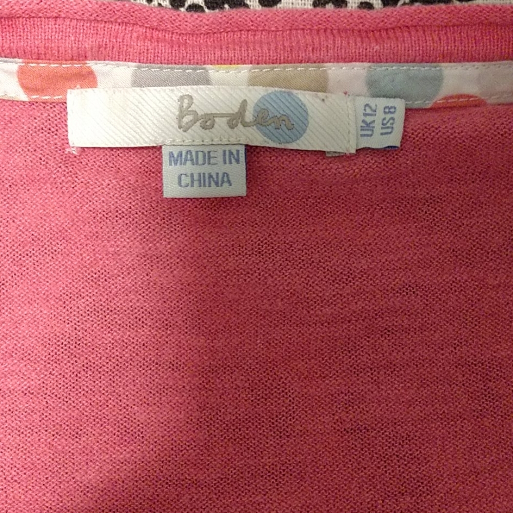 Boden Cotton/Linen Top - Picture 4 of 5